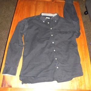 Burberry London vintage black men's dress shirt